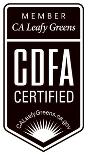 MEMBER CA LEAFY GREENS CDFA CERTIFIED CALEAFYGREENS.CA.GOV trademark