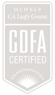 MEMBER CA LEAFY GREENS CDFA CERTIFIED CALEAFYGREENS.CA.GOV trademark