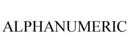 ALPHANUMERIC trademark