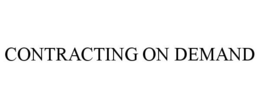 CONTRACTING ON DEMAND trademark