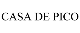 CASA DE PICO trademark