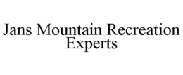 JANS MOUNTAIN RECREATION EXPERTS trademark