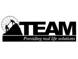TEAM PROVIDING REAL LIFE SOLUTIONS trademark