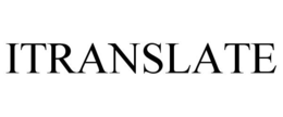 ITRANSLATE trademark