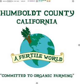 HUMBOLDT COUNTY CALIFORNIA A FERTILE WORLD "COMMITTED TO ORGANIC FARMING" trademark