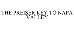 THE PREISER KEY TO NAPA VALLEY trademark
