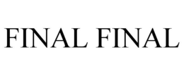 FINAL FINAL trademark