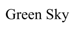 GREEN SKY trademark