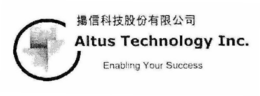 ALTUS TECHNOLOGY INC. ENABLING YOUR SUCCESS trademark