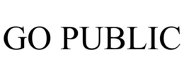 GO PUBLIC trademark