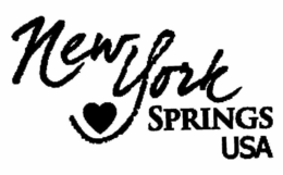 NEW YORK SPRINGS USA trademark