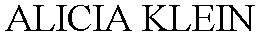 ALICIA KLEIN trademark