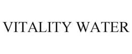 VITALITY WATER + RESVERATROL trademark