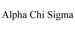 ALPHA CHI SIGMA trademark