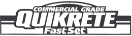 QUIKRETE COMMERCIAL GRADE FASTSET trademark