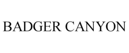 BADGER CANYON trademark
