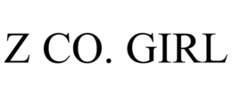 Z CO. GIRL trademark