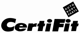 CERTIFIT AUTO BODY PARTS trademark