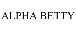 ALPHA BETTY trademark