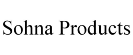 SOHNA PRODUCTS trademark