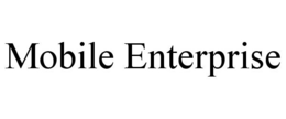 MOBILE ENTERPRISE trademark