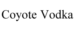 COYOTE VODKA trademark