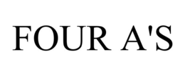 FOUR A'S trademark
