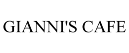 GIANNI'S CAFE trademark