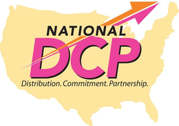 NATIONAL DCP DISTRIBUTION. COMMITMENT. PARTNERSHIP. trademark