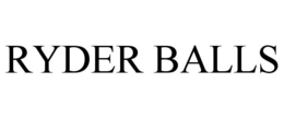 RYDER BALLS trademark