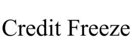 CREDIT FREEZE trademark