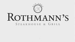 EST. 1907 CR ROTHMANN'S STEAKHOUSE & GRILL trademark
