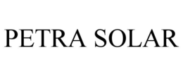PETRA SOLAR trademark