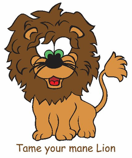 TAME YOUR MANE LION trademark