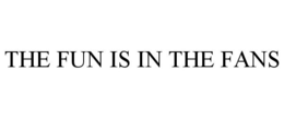 THE FUN IS IN THE FANS trademark