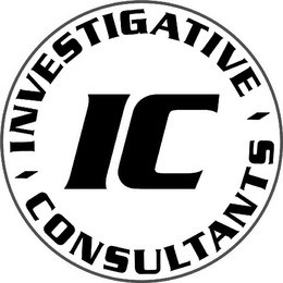 IC INVESTIGATIVE CONSULTANTS trademark