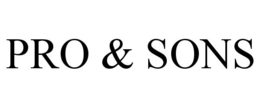 PRO & SONS trademark