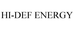 HI-DEF ENERGY trademark