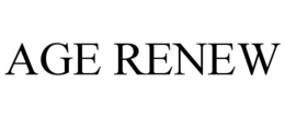 AGE RENEW trademark