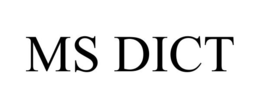 MS DICT trademark