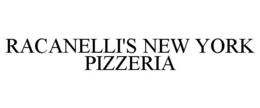RACANELLI'S NEW YORK PIZZERIA trademark