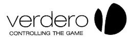 VERDERO CONTROLLING THE GAME trademark