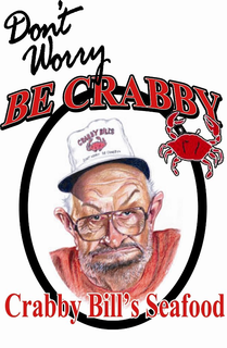 DON'T WORRY BE CRABBY CRABBY BILL'S SEAFOOD trademark