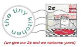 THE TINY KITCHEN 2¢ (WE GIVE OUR 2¢ AND WE WELCOME YOURS) trademark