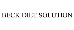 BECK DIET SOLUTION trademark