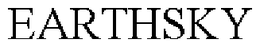 EARTHSKY trademark