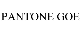 PANTONE GOE trademark