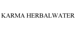 KARMA HERBALWATER trademark