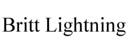 BRITT LIGHTNING trademark