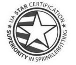 UA STAR CERTIFICATION SUPERIORITY IN SPRINKLERFITTING trademark